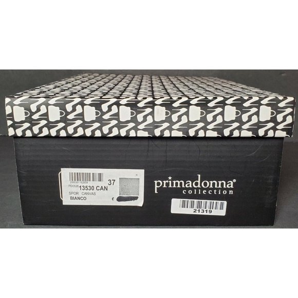 PRIMADONNA COLLECTION SNEAKERS WOMEN'S EURO SIZE 37 NEW IN BOX WHITE 13530 CAN - Picture 12 of 12